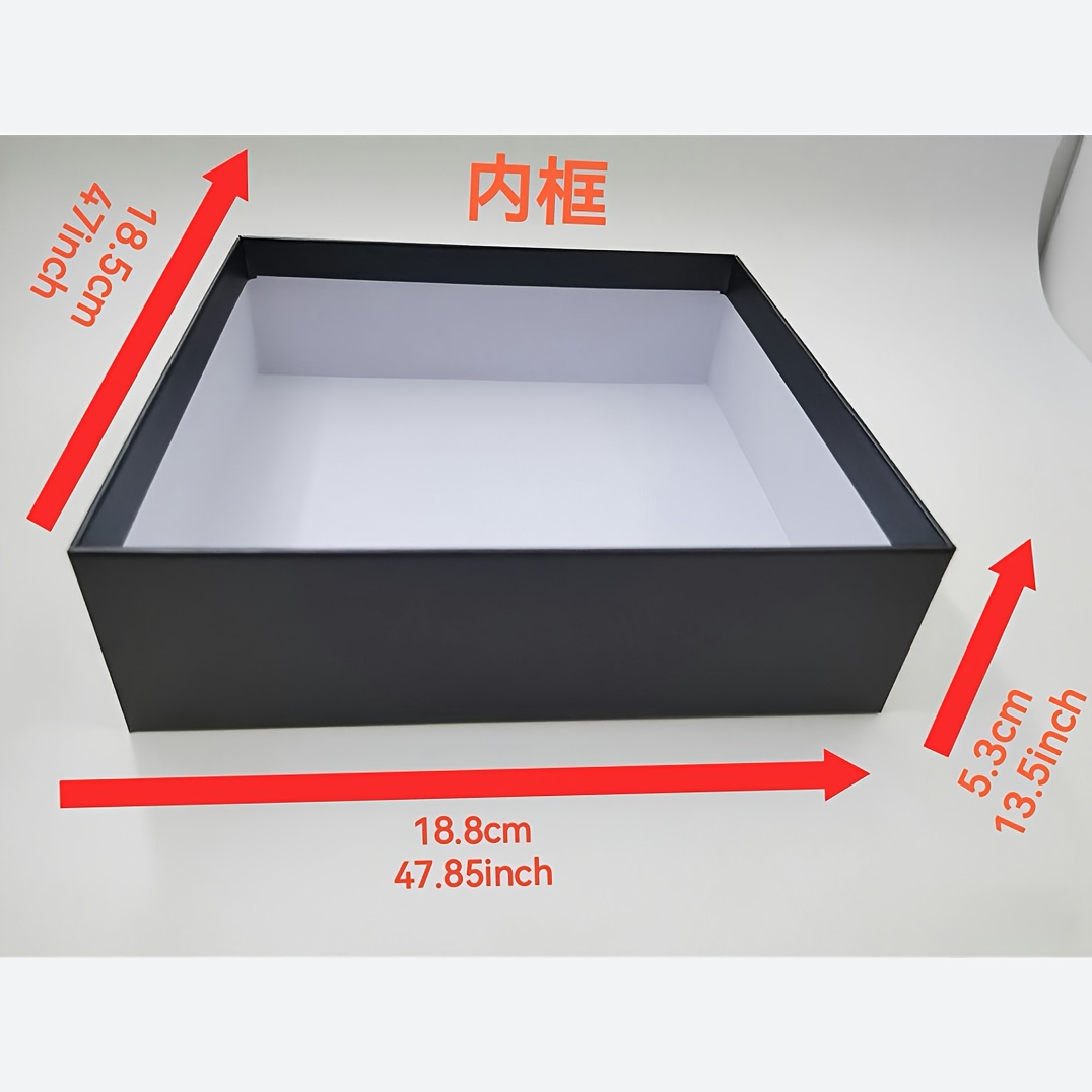 1件透明开窗天地盖礼盒|圣诞派对/万圣狂欢/婚礼生日 礼品包装盒 惊喜氛围担当