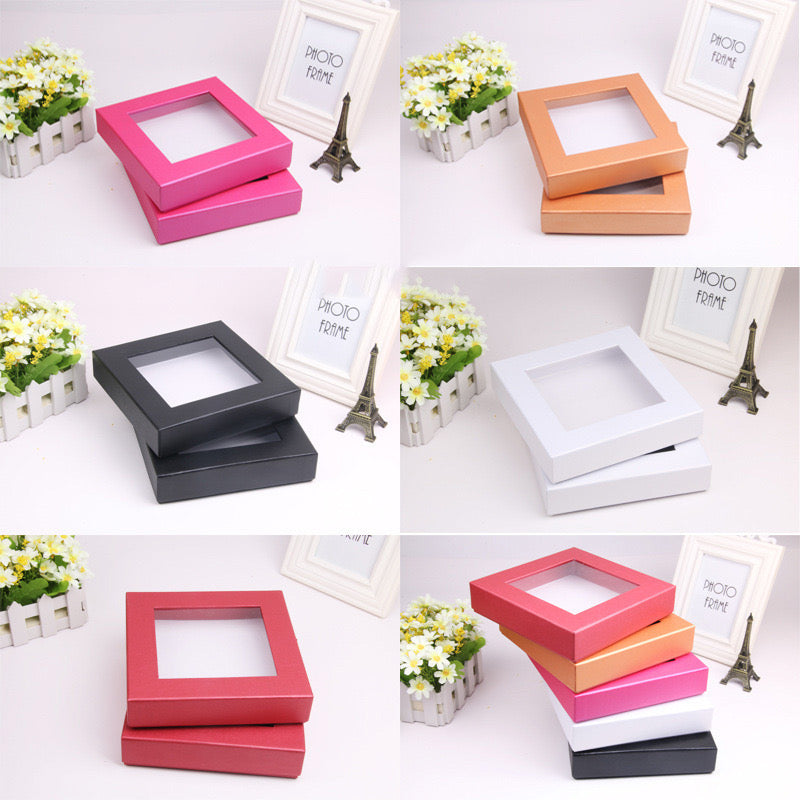 Transparent Window Gift Box | Christmas Party | Halloween | Wedding Birthday | Premium Gift Packaging (1pc)